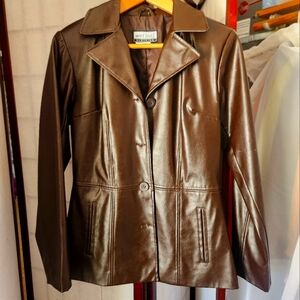 Wet Seal faux leather jacket size SM